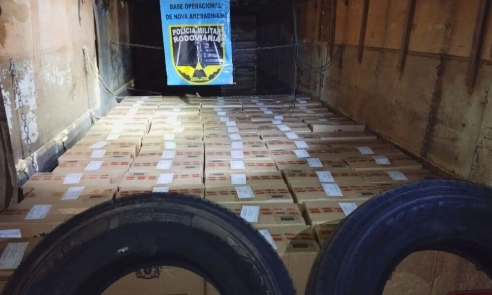 homem-e-preso-com-carga-de-cigarros-contrabandeados-do-paraguai-avaliada-em-r$-361-mil