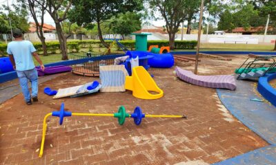 espaco-de-recreacao-do-parque-alvorada-recebe-manutencao-apos-intermediacao-de-laudir-–-folha-de-dourados-–-noticias-de-dourados-ms-e-regiao
