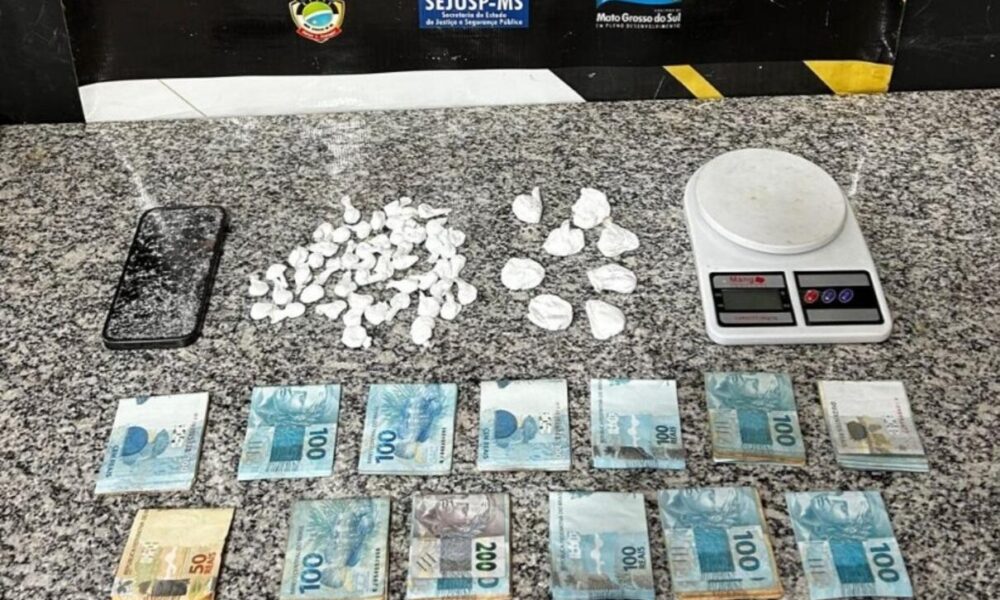 traficante-da-modalidade-'delivery'-e-preso-com-porcoes-de-cocaina-em-dourados