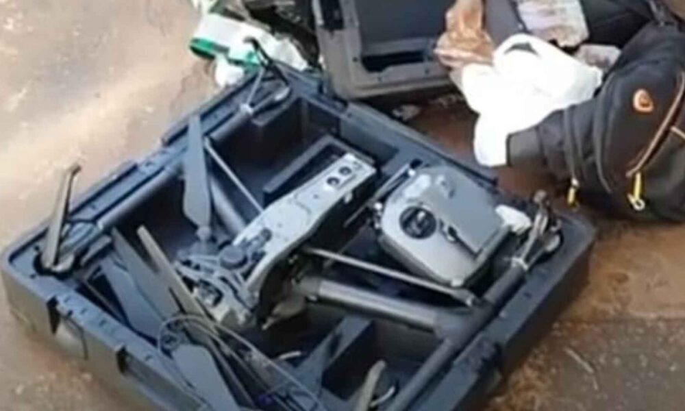 policia-intercepta-drone-que-levava-20-celulares-para-presidio-e-prende-dois-suspeitos-em-dourados