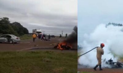 motocicleta-explode-apos-batida-com-carro-em-rodovia-de-sidrolandia