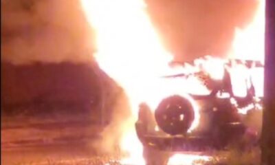 video:-bombeiros-sao-acionados-para-incendio-em-veiculo-no-danubio-azul