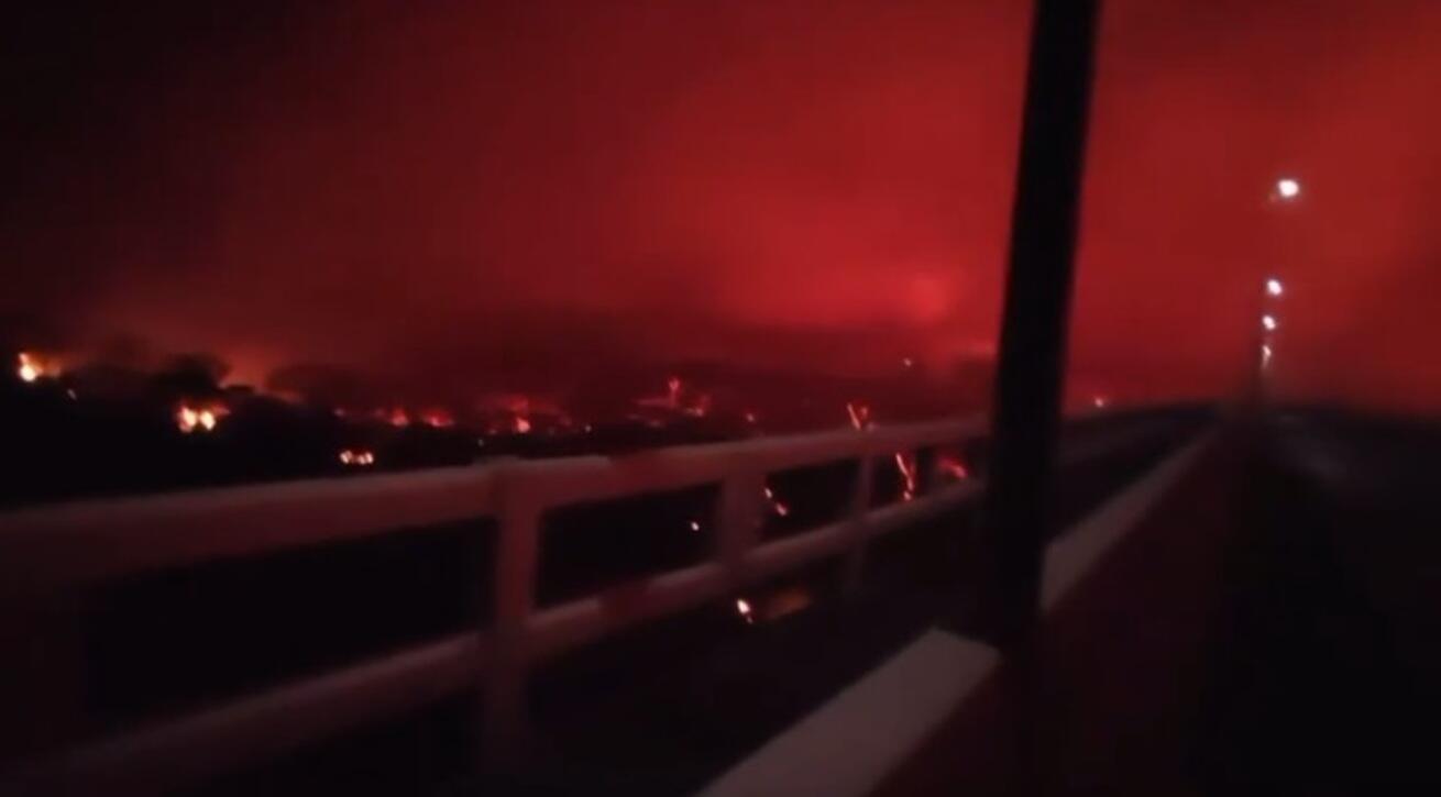 video:-imagens-assustadoras-mostram-incendios-proximo-a-ponte-sobre-rio-paraguai