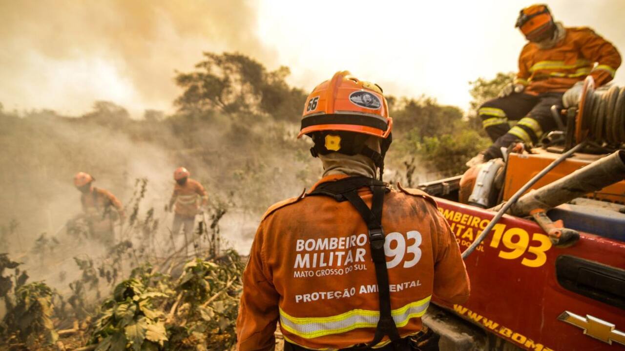 frente-fria-manteve-ambiente-favoravel-para-controle-de-incendios-no-pantanal,-avalia-corpo-de-bombeiros