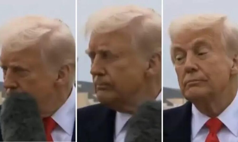 video:-trump-e-atingido-por-microfone-no-rosto-durante-entrevista-e-reage:-'voce-viu-isso?'