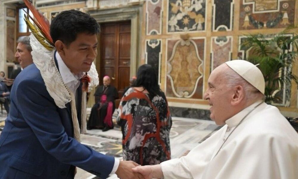 'mensagem-que-ressoara-para-sempre',-diz-indigena-de-ms-que-esteve-com-o-papa-francisco