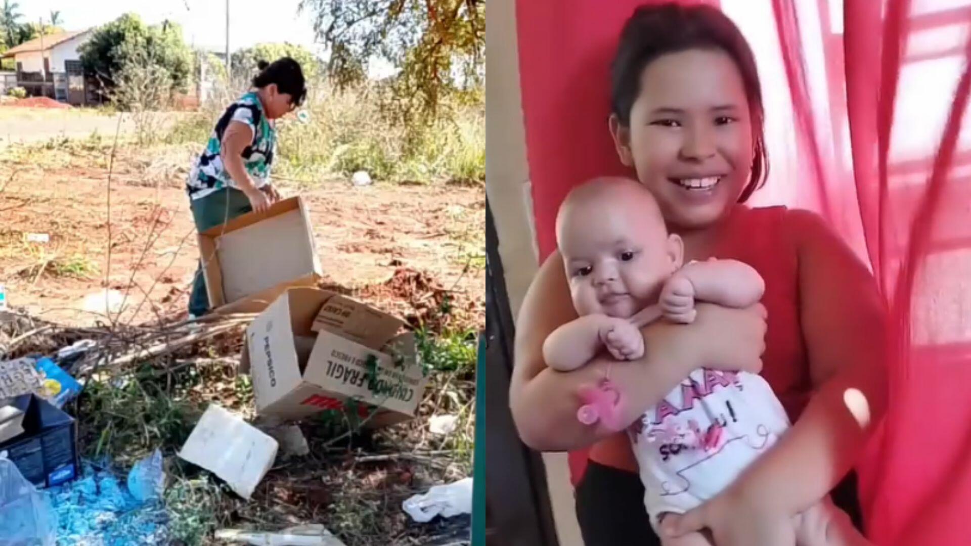 de-luto-por-irmazinha,-aluna-supera-colega-e-junta-929-kg-de-papelao-para-ver-ana-castela