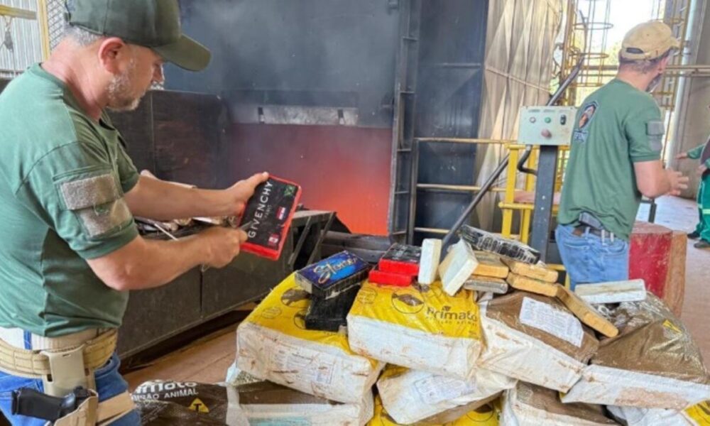 policia-realiza-incineracao-de-6,9-toneladas-de-drogas-em-ponta-pora