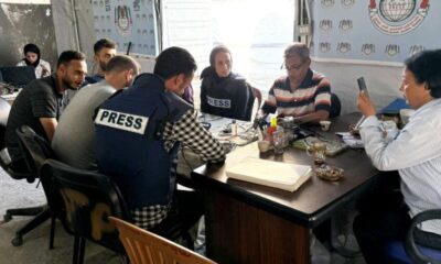 tenda-de-jornalistas-palestinos-e-bombardeada-apos-reuniao-com-fenaj